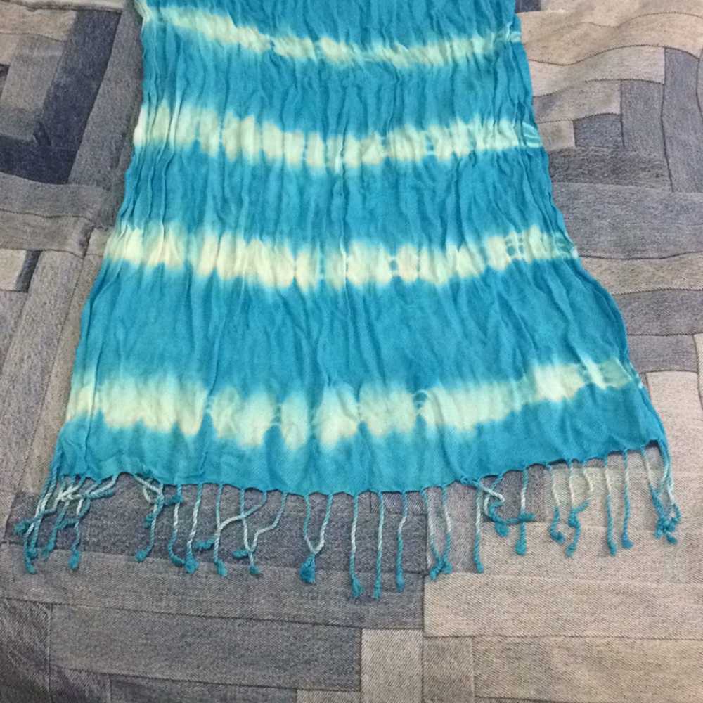 Blue Tie-Dye Maurices Scarf